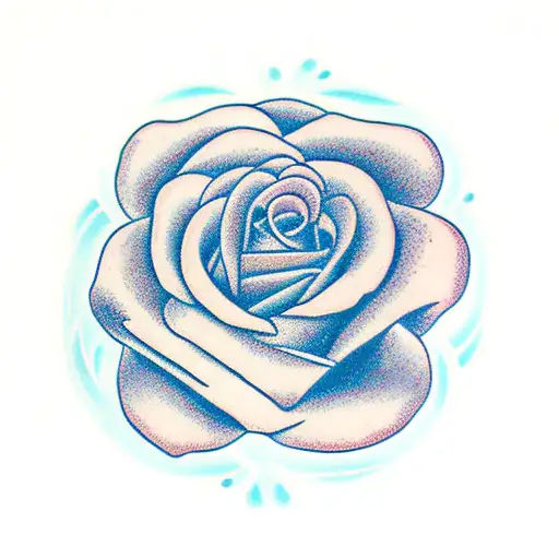 Memorial Rose With Initials Kp