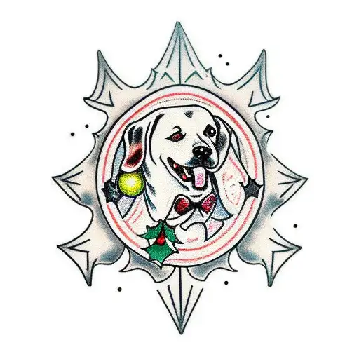 Dog In Nightmare City On Christmas