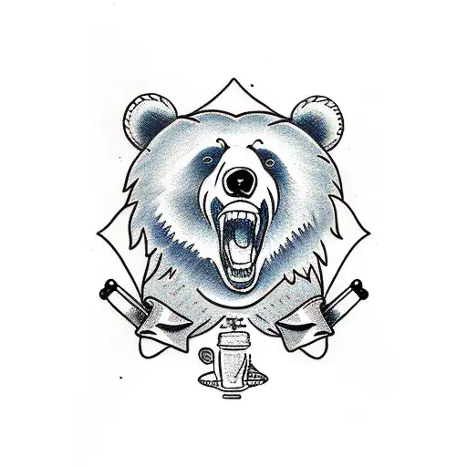 Bear In A Wheelchair