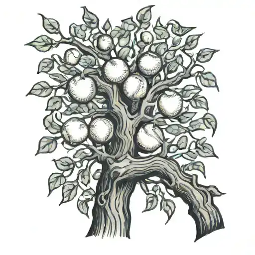 Baseball Family Tree Branch Wrapped