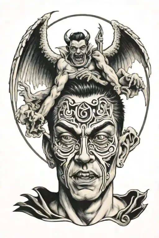 A Man Who Is Half Demon And Half Angel