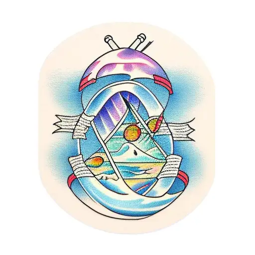 Winding River Into An Hourglass