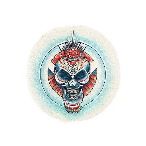 Theyyam Inside Circle