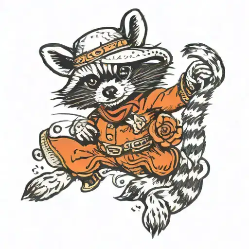 Cowboy Racoon