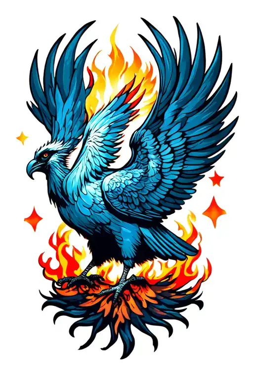 Phoenix Rising From The Ashes
