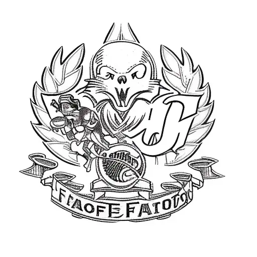 The Logo Of A Football Team