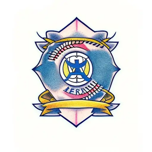 Memorial Tattoo For My Friend Avery Who Passed Away At 17 Who Loved Atlanta Braves Baseball