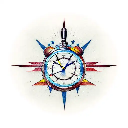 Festina Lente Writing And Clock