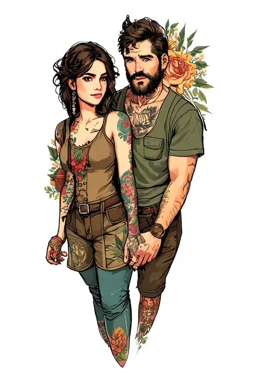Last Of Us Part 2 Ellie And Joel Yisela