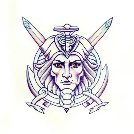 Aries Warrior Queen Back