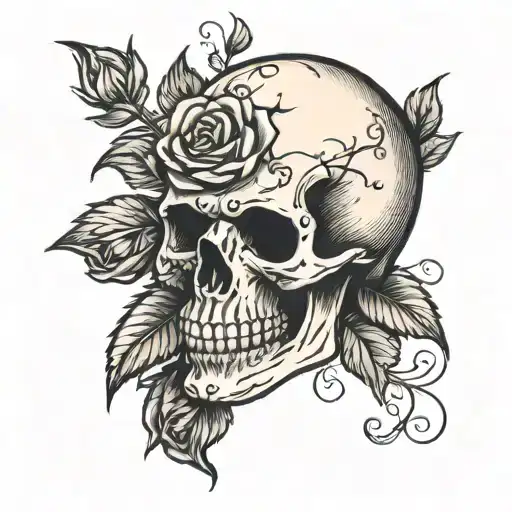 Skull And Roses
