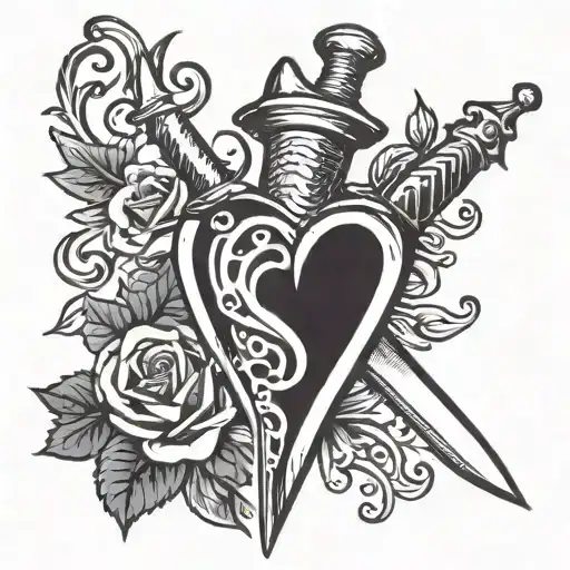 Dagger Wwith Heart