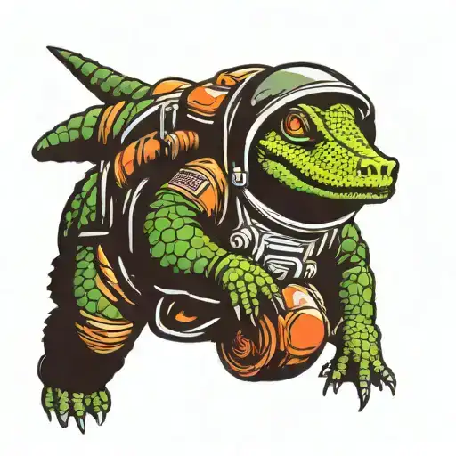 Astronaut Alligator