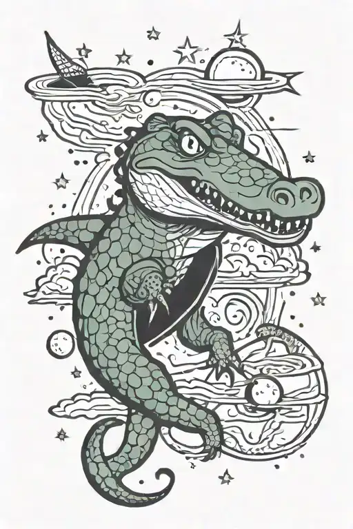 Alligator In Space
