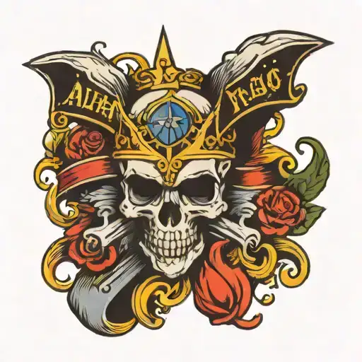 Alpha Tau Omega Stoic Skull Christianity