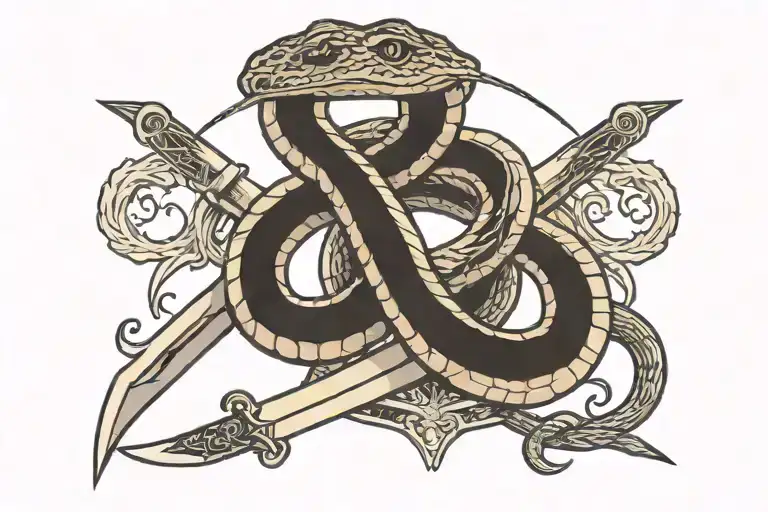Snake And Sword