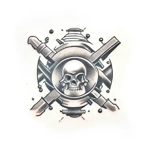 Combine Old School Tattoo Elements With A Futuristic Pc Gaming Theme