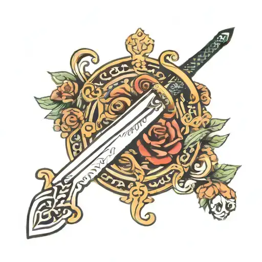 Sword With Blade Handle