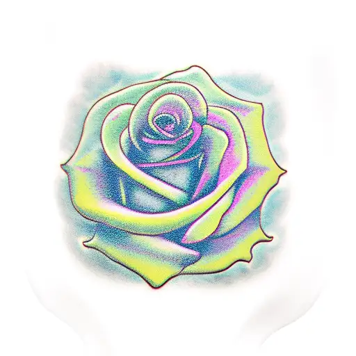 A Delicate Rose Sprouting From A Coffee Mug