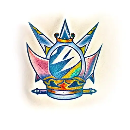 A Diagonal Dagger Piercing Through A Broken Crown