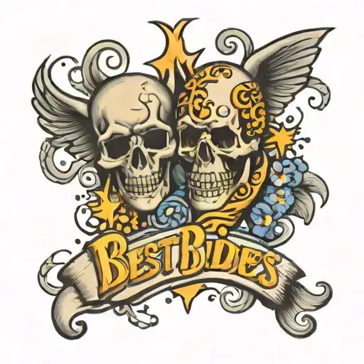 Alzheimers Tattoo Design That Says Best Buddies For My Grandpa