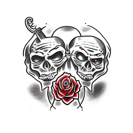 The Cryptkeeper In Red And Black