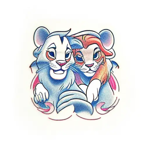 Disney Nala Simba Young Couple
