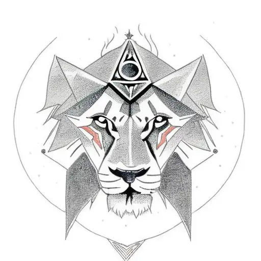 Triforce Fantasy Lion