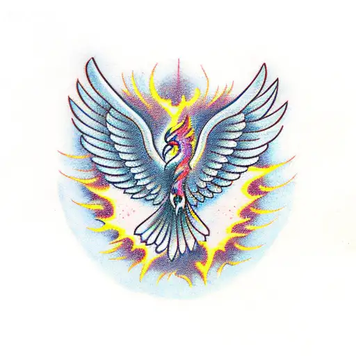 Phoenix Frying Upwards