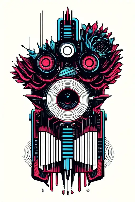 Synthesizer Cirquit Abstract Lines