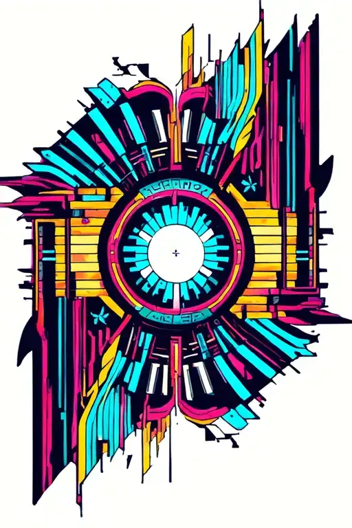 Synthesizer Cirquit Abstract Lines