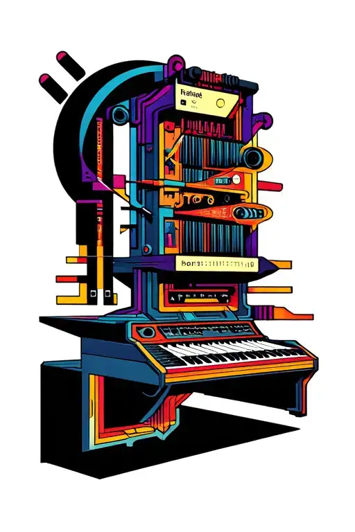 Synthesizer Cirquit Abstract Lines