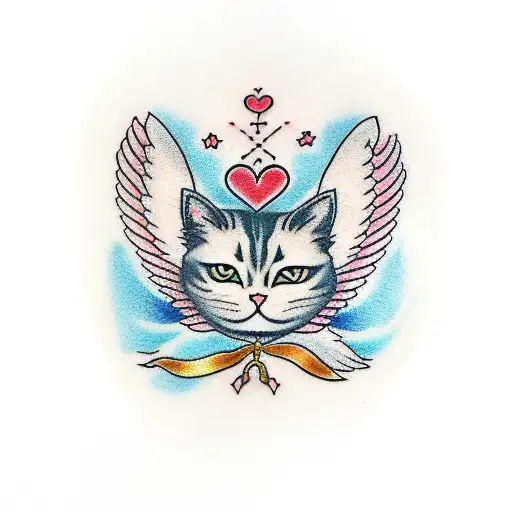 Sakura Cat Heart Angel Zen