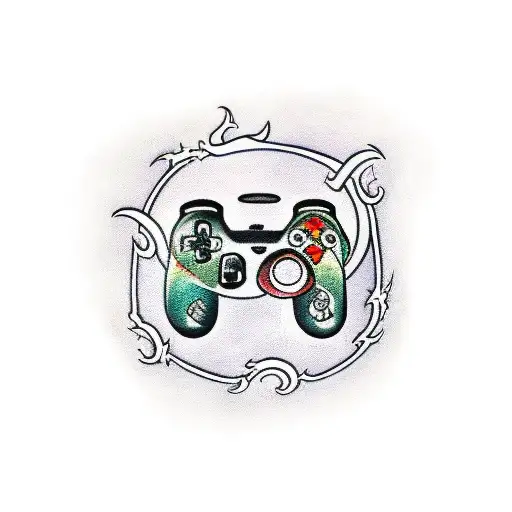 A Game Controller Made Of Dragon Jade