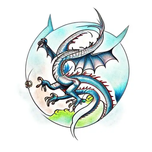 Medieval Dragon Based On Skyrim