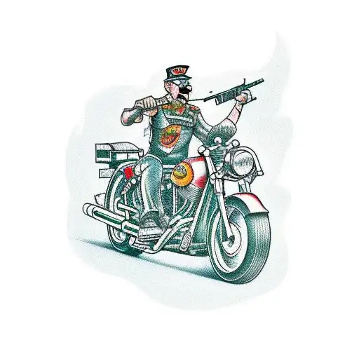 Gun Motorcycle