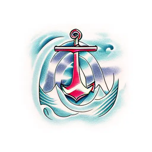 Anchor In Wave