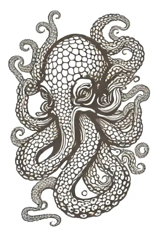 Octopus Fish Scale Head