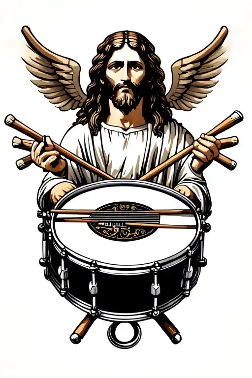 Drum Sticks Music Jesus Christian