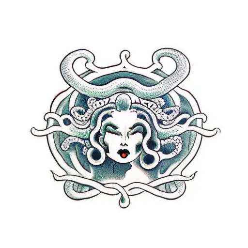 Medusa Wearing Hannya