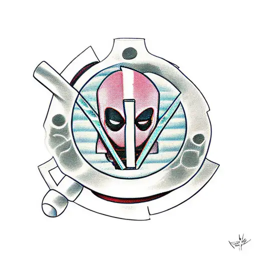 Deadpool As Paramedic With Katana