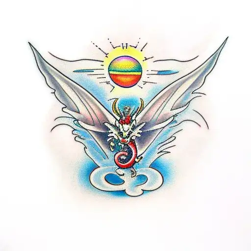 Jesus Dragon Butterfly Satan