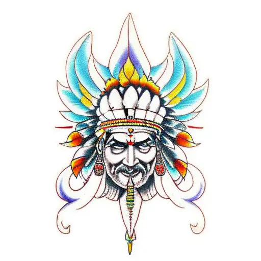 Trandional Spiritual Indian Symbols