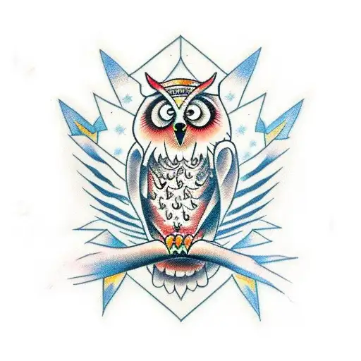 Owl And Diamond