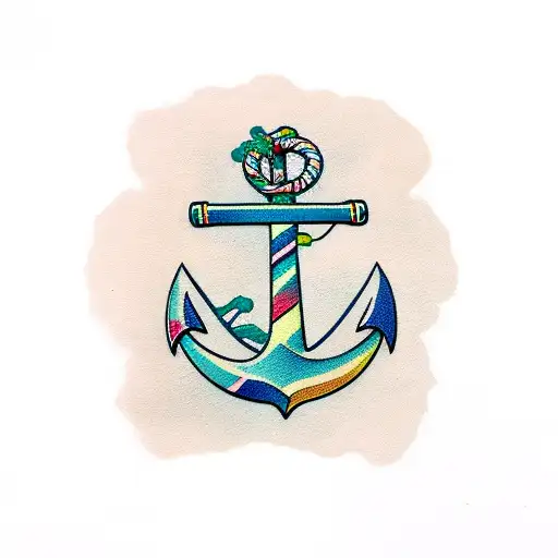 Anchor With Swallow