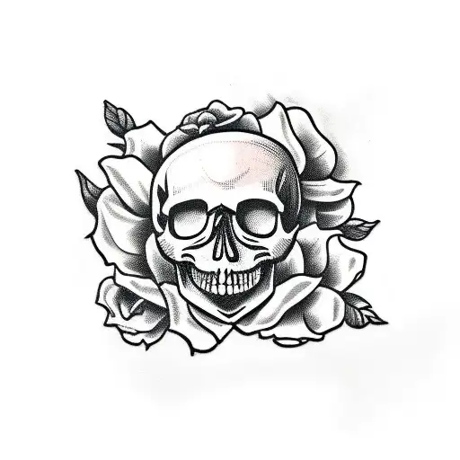 Skull And Roses