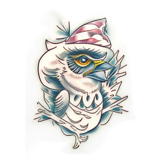 Bird Mesning A Dead Grandmother