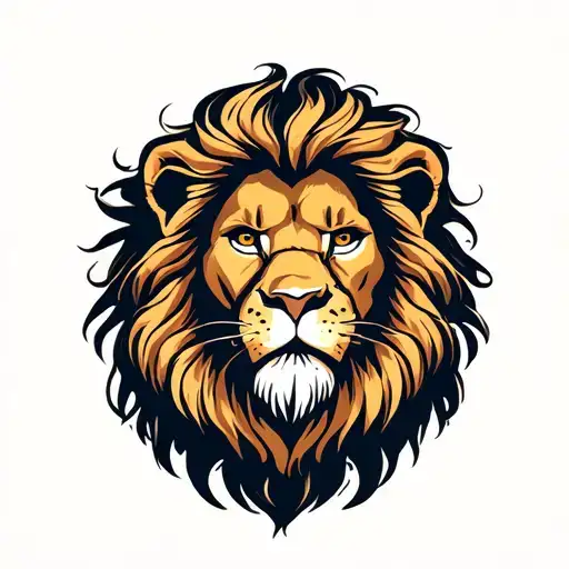 Lion Behind A Liones Surrounded