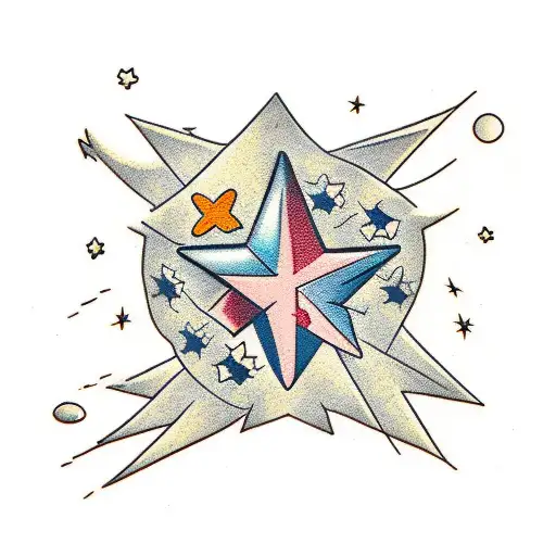 Neighborhood With Stars And Friends