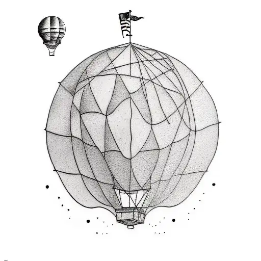 An Abstract Geometric Hot Airballoon